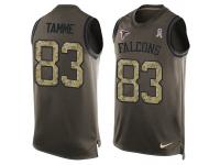 Nike Men NFL Atlanta Falcons #83 Jacob Tamme Olive Salute To Service Tank Top