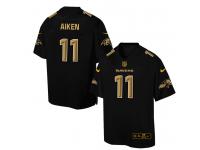 Nike Men NFL Baltimore Ravens #11 Kamar Aiken Black Game Jersey