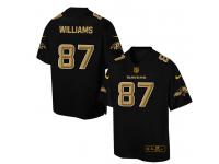 Nike Men NFL Baltimore Ravens #87 Maxx Williams Black Game Jersey