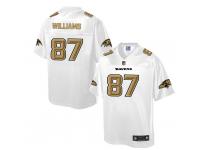 Nike Men NFL Baltimore Ravens #87 Maxx Williams White Game Jersey