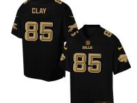 Nike Men NFL Buffalo Bills #85 Charles Clay Black Game Jersey