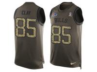 Nike Men NFL Buffalo Bills #85 Charles Clay Olive Salute To Service Tank Top