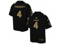 Nike Men NFL Dallas Cowboys #4 Dak Prescott Black Game Jersey