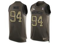 Nike Men NFL Denver Broncos #94 DeMarcus Ware Olive Salute To Service Tank Top