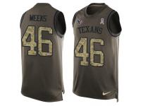 Nike Men NFL Houston Texans #46 Jon Weeks Olive Salute To Service Tank Top