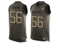 Nike Men NFL Houston Texans #56 Brian Cushing Olive Salute To Service Tank Top