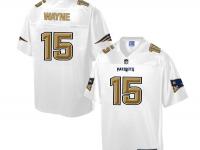 Nike Men NFL New England Patriots #15 Reggie Wayne White Game Jersey