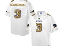 Nike Men NFL New England Patriots #3 Stephen Gostkowski White Game Jersey