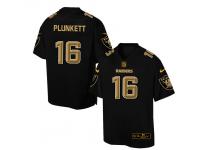 Nike Men NFL Oakland Raiders #16 Jim Plunkett BLack Game Jersey