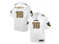 Nike Men NFL Oakland Raiders #16 Jim Plunkett White Game Jersey