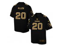Nike Men NFL Oakland Raiders #20 Nate Allen Black Game Jersey