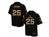 Nike Men NFL Oakland Raiders #25 D.J. Hayden Black Game Jersey