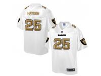 Nike Men NFL Oakland Raiders #25 D.J. Hayden White Game Jersey