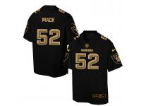 Nike Men NFL Oakland Raiders #52 Khalil Mack Black Game Jersey