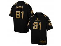 Nike Men NFL Washington Redskins #81 Art Monk Black Game Jersey