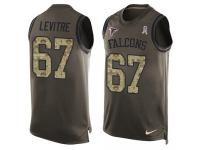 Nike Men's Andy Levitre Green Jersey NFL #67 Atlanta Falcons Salute to Service Tank Top