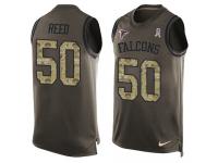 Nike Men's Brooks Reed Green Jersey NFL #50 Atlanta Falcons Salute to Service Tank Top