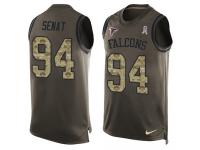 Nike Men's Deadrin Senat Green Jersey NFL #94 Atlanta Falcons Salute to Service Tank Top