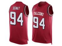 Nike Men's Deadrin Senat Red Jersey NFL #94 Atlanta Falcons Player Name & Number Tank Top