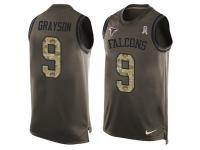 Nike Men's Garrett Grayson Green Jersey NFL #9 Atlanta Falcons Salute to Service Tank Top