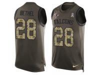 Nike Men's Justin Bethel Green Jersey NFL #28 Atlanta Falcons Salute to Service Tank Top