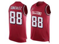 Nike Men's Tony Gonzalez Red Jersey NFL #88 Atlanta Falcons Player Name & Number Tank Top