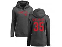 Nike Mike Gillislee Ash One Color Women's - NFL New England Patriots #35 Pullover Hoodie