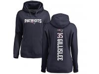 Nike Mike Gillislee Navy Blue Backer Women's - NFL New England Patriots #35 Pullover Hoodie
