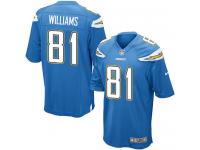 Nike Mike Williams Game Electric Blue Alternate Youth Jersey - NFL Los Angeles Chargers #81