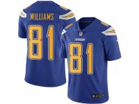 Nike Mike Williams Limited Electric Blue Youth Jersey - NFL Los Angeles Chargers #81 Rush Vapor Untouchable