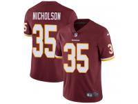 Nike Montae Nicholson Limited Burgundy Red Home Men's Jersey - NFL Washington Redskins #35 Vapor Untouchable