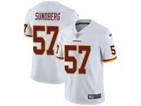 Nike Nick Sundberg Washington Redskins Men's Limited White Vapor Untouchable Jersey