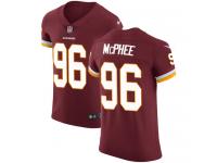 Nike Pernell McPhee Elite Burgundy Red Home Men's Jersey - NFL Washington Redskins #96 Vapor Untouchable