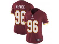 Nike Pernell McPhee Limited Burgundy Red Home Women's Jersey - NFL Washington Redskins #96 Vapor Untouchable