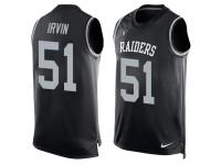 Nike Raiders #51 Bruce Irvin Black Team Color Men Stitched NFL Tank Top