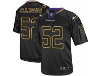 Nike Ray Lewis Elite Lights Out Black Youth Jersey - NFL Baltimore Ravens #52