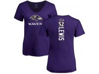 Nike Ray Lewis Purple Backer Women's - NFL Baltimore Ravens #52 T-Shirt