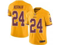 Nike Redskins #24 Josh Norman Gold Men Stitched NFL Limited Rush Jersey