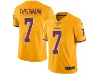 Nike Redskins #7 Joe Theismann Gold Men Stitched NFL Limited Rush Jersey