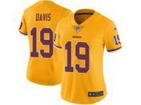 Nike Robert Davis Washington Redskins Women's Limited Gold Color Rush Jersey