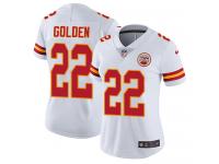 Nike Robert Golden Limited White Road Women's Jersey - NFL Kansas City Chiefs #22 Vapor Untouchable