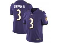 Nike Robert Griffin III Limited Purple Home Men's Jersey - NFL Baltimore Ravens #3 Vapor Untouchable