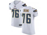 Nike Russell Okung Elite White Road Men's Jersey - NFL Los Angeles Chargers #76 Vapor Untouchable