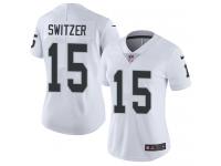 Nike Ryan Switzer Limited White Road Women's Jersey - NFL Oakland Raiders #15 Vapor Untouchable