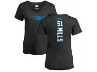 Nike Sam Mills Black Backer Women's - NFL Carolina Panthers #51 T-Shirt