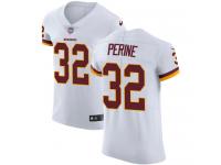 Nike Samaje Perine Elite White Road Men's Jersey - NFL Washington Redskins #32 Vapor Untouchable