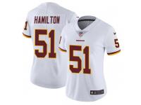 Nike Shaun Dion Hamilton Washington Redskins Women's Limited White Vapor Untouchable Jersey