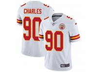 Nike Stefan Charles Limited White Road Men's Jersey - NFL Kansas City Chiefs #90 Vapor Untouchable