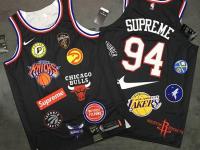 Nike Supreme Logo Black NBA Nike Jersey 2018