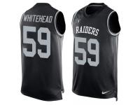 Nike Tahir Whitehead Black Men's Jersey - NFL Oakland Raiders #59 Player Name & Number Tank Top